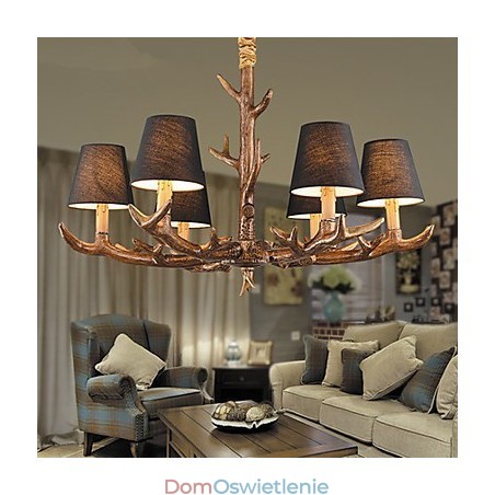 Żyrandol Wisząca Lampa Vintage Żywica Żyrandol Wisząca Lampa Vintage Żywica