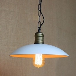 Wisząca lampa w stylu retro country designer
