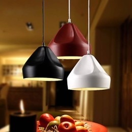 Vintage Retro Mini Styl Malowanie Metalowa Lampa Wisząca