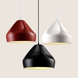 Vintage Retro Mini Styl Malowanie Metalowa Lampa Wisząca