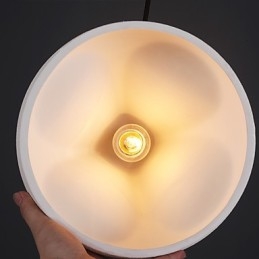 Vintage Retro Mini Styl Malowanie Metalowa Lampa Wisząca