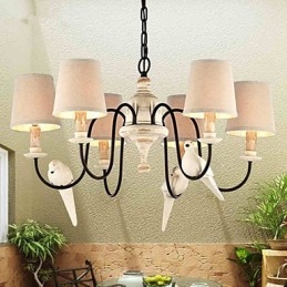 Żyrandol Wisząca Lampa Vintage Żywica