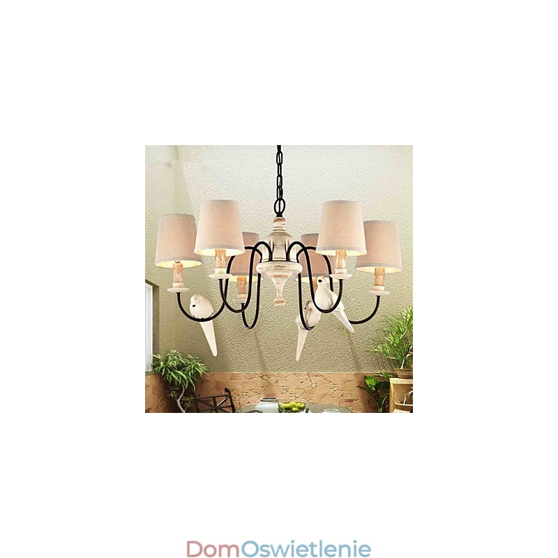 Żyrandol Wisząca Lampa Vintage Żywica
