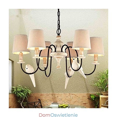 Żyrandol Wisząca Lampa Vintage Żywica Żyrandol Wisząca Lampa Vintage Żywica