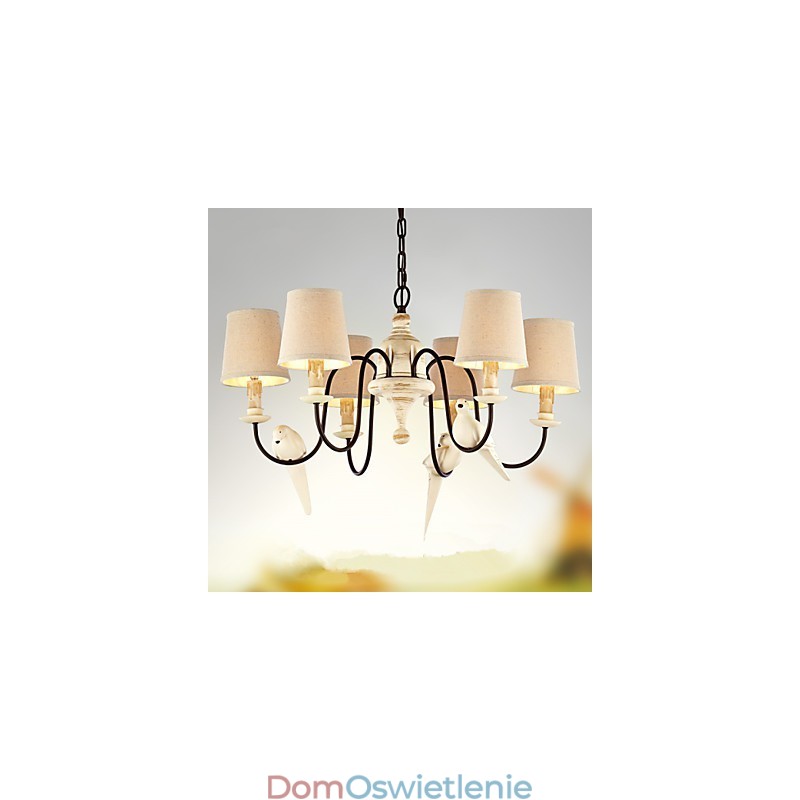 Żyrandol Wisząca Lampa Vintage Żywica