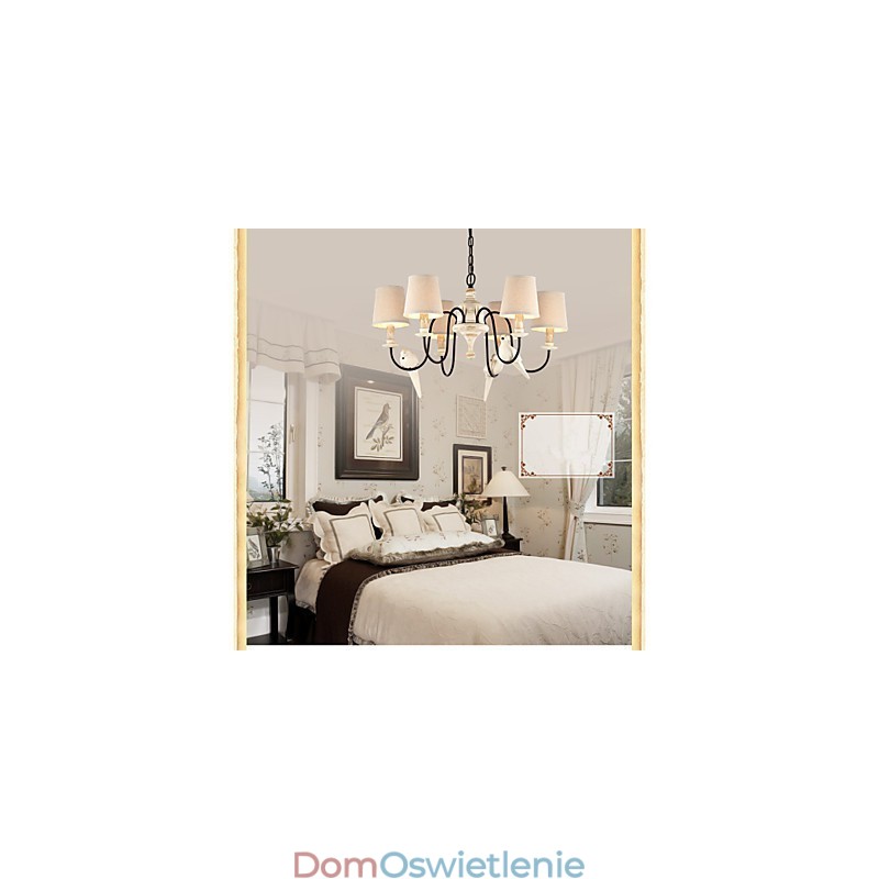Żyrandol Wisząca Lampa Vintage Żywica
