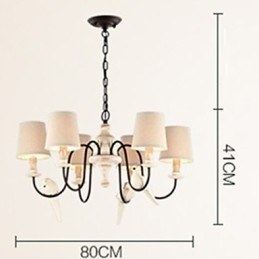 Żyrandol Wisząca Lampa Vintage Żywica