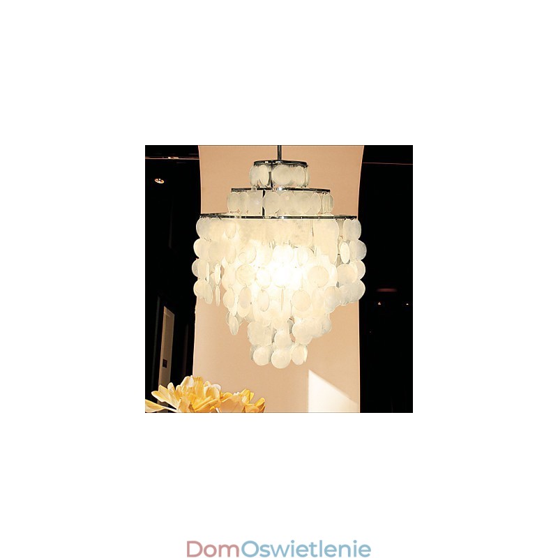 LAMPA Minimalistyczny żyrandol muszlowy Den Chandelier