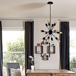 Żyrandol żelazny Avant Garde z 12 światłami