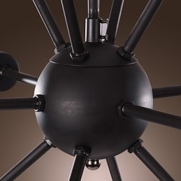 Żyrandol żelazny Avant Garde z 12 światłami