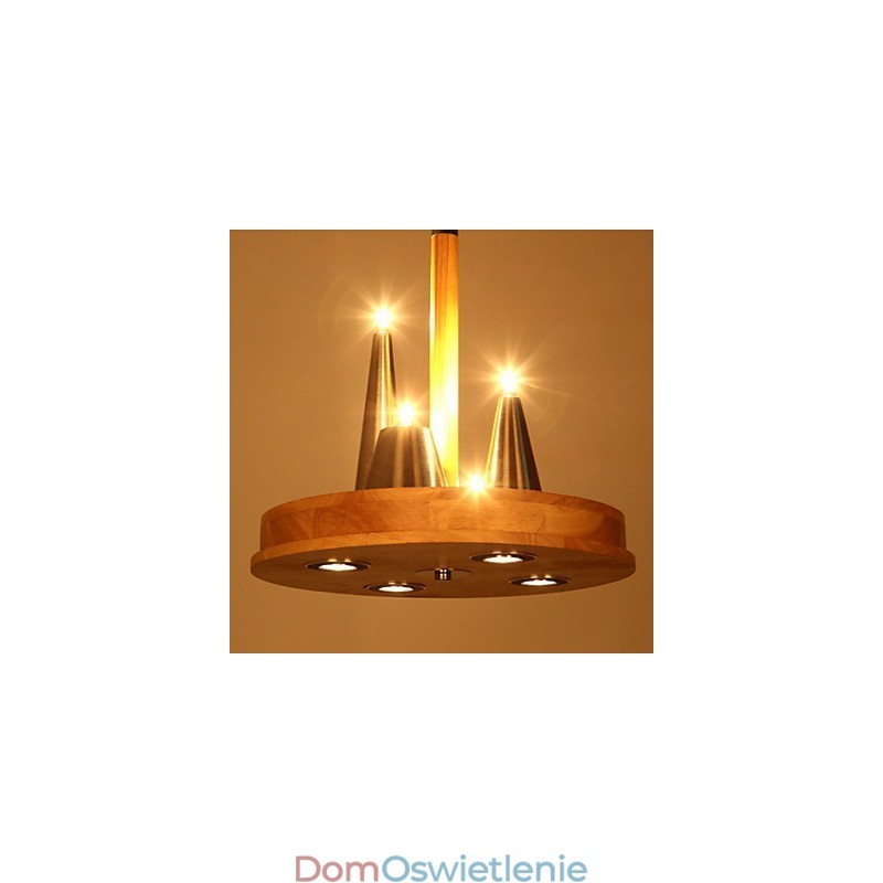 Amerykański ciepły stylowy wisiorek z litego drewna