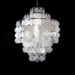 LAMPA Minimalistyczny żyrandol muszlowy Den Chandelier