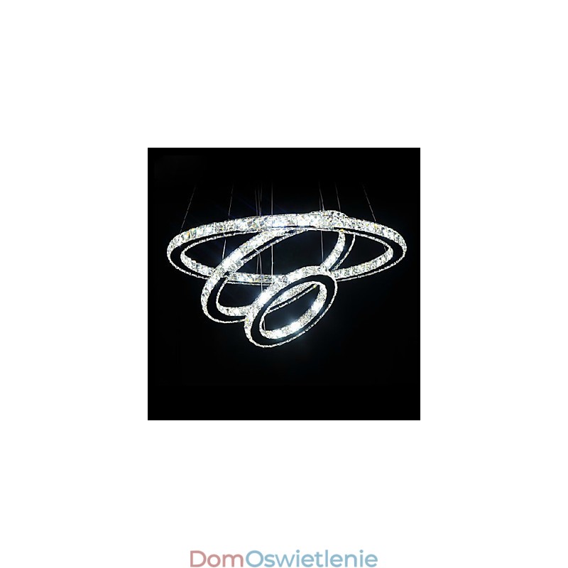 Lampy wiszące kryształowe nowoczesne współczesne metalowe