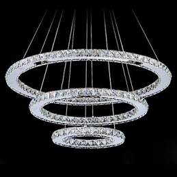 Lampy wiszące kryształowe nowoczesne współczesne metalowe