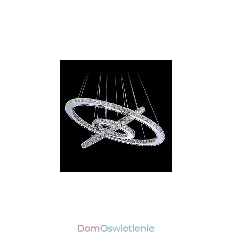 Lampy wiszące kryształowe nowoczesne współczesne metalowe