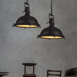 Industrialna pojedyncza lampa wisząca Dekoracja w stylu loftowym Vintage Metalowa lampa wisząca