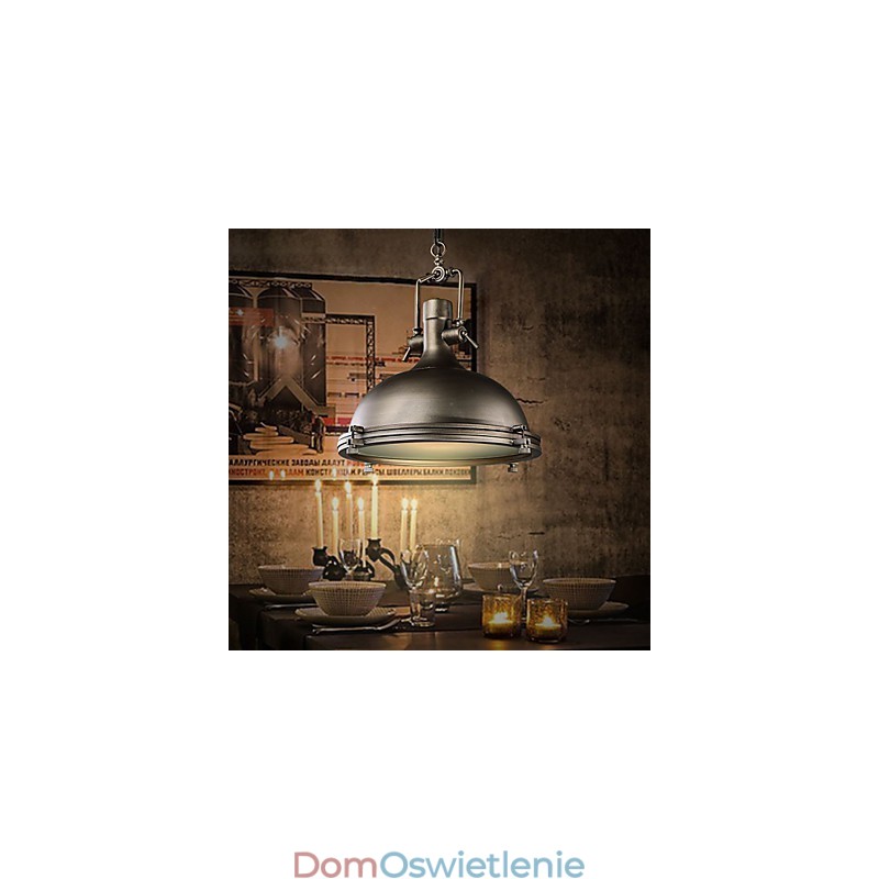 Industrialna pojedyncza lampa wisząca Dekoracja w stylu loftowym Vintage Metalowa lampa wisząca