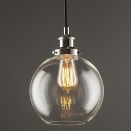 Tradycyjna klasyczna lampa wisząca Vintage Retro Country Globe