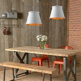 Klasyczny rustykalny domek w stylu vintage mini wisząca lampa metalowa