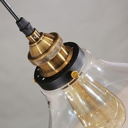 Tradycyjna klasyczna lampa wisząca Vintage Retro Country Globe