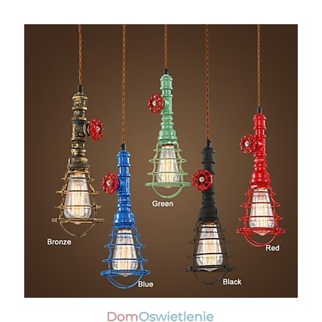 E26 Vintage Lampa wisząca w kształcie fajki wodnej E26 Vintage Lampa wisząca w kształcie fajki wodnej