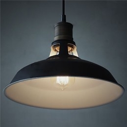 Industrial Vintagen Mini Metalowa Lampa Wisząca 1 Światło Wielokolorowe Opcjonalnie