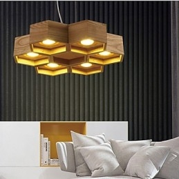 Lampy wiszące Country Wood Bamboo