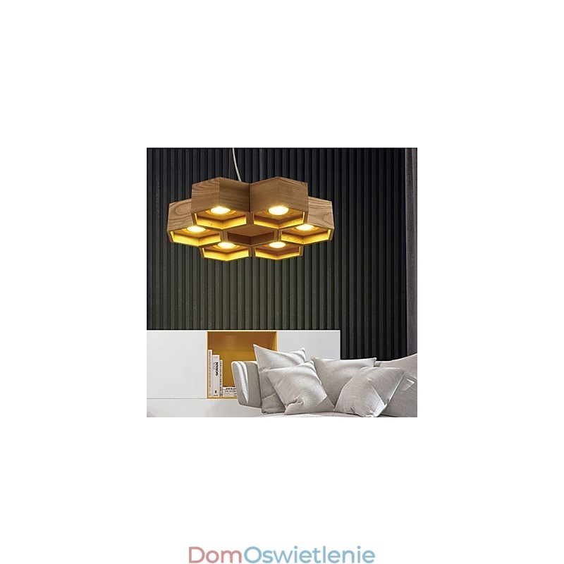 Lampy wiszące Country Wood Bamboo