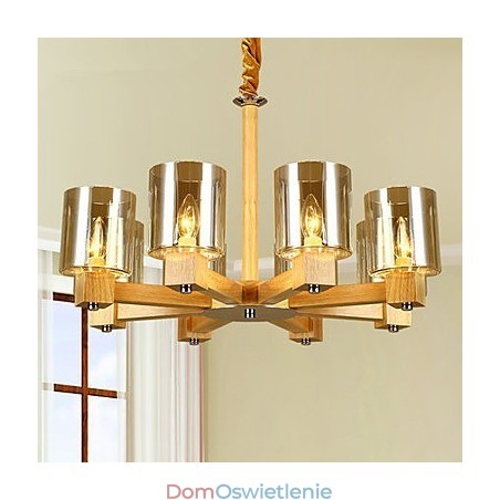 Lampy wiszące Country Wood Bamboo Lampy wiszące Country Wood Bamboo