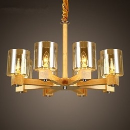 Lampy wiszące Country Wood Bamboo