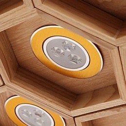 Lampy wiszące Country Wood Bamboo