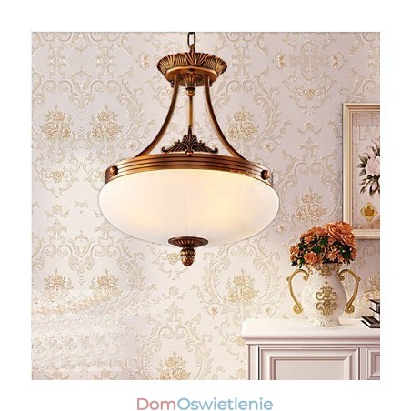 Europejska lampa marmurowa, miedziany żyrandol, światła Europejska lampa marmurowa, miedziany żyrandol, światła