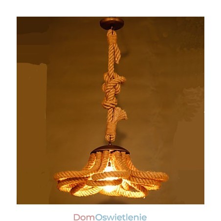 Amerykańska Pastoralna Lampa sznurkowa Retro Amerykańska Pastoralna Lampa sznurkowa Retro