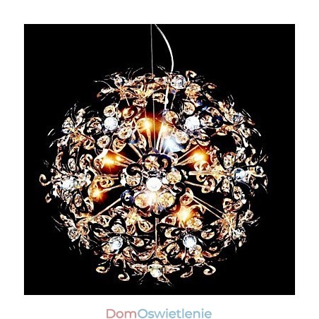 Nowoczesna współczesna lampa wisząca z kryształkami w kolorze chromu Nowoczesna współczesna lampa wisząca z kryształkami w kolorze chromu