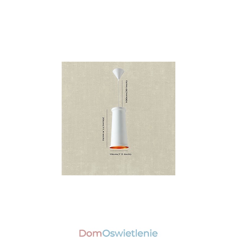 Klasyczny rustykalny styl vintage mini malowanie metalowa lampa wisząca