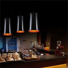 Klasyczny rustykalny styl vintage mini malowanie metalowa lampa wisząca