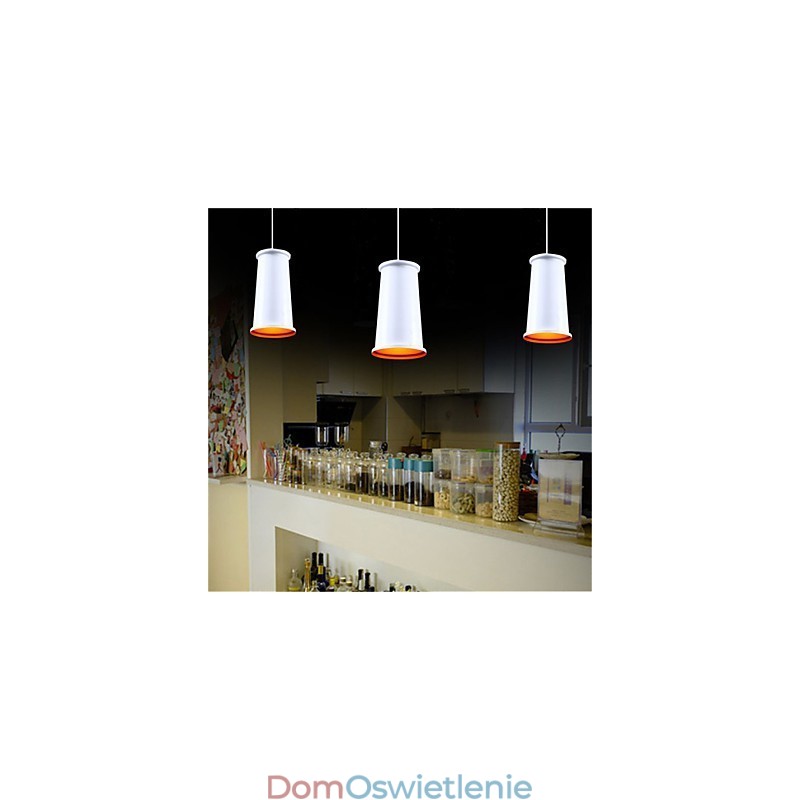 Klasyczny rustykalny styl vintage mini malowanie metalowa lampa wisząca