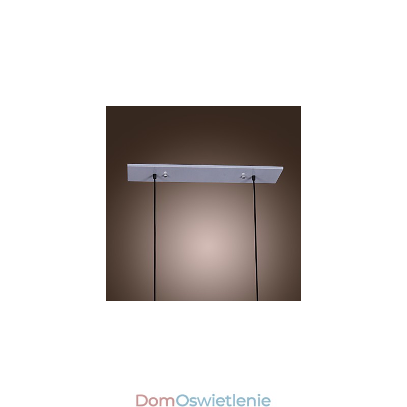 Nowoczesna szklana lampa wisząca z 2 światłami w przezroczystym wzornictwie butelki