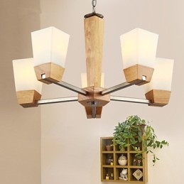 Lampy wiszące Country Wood Bamboo