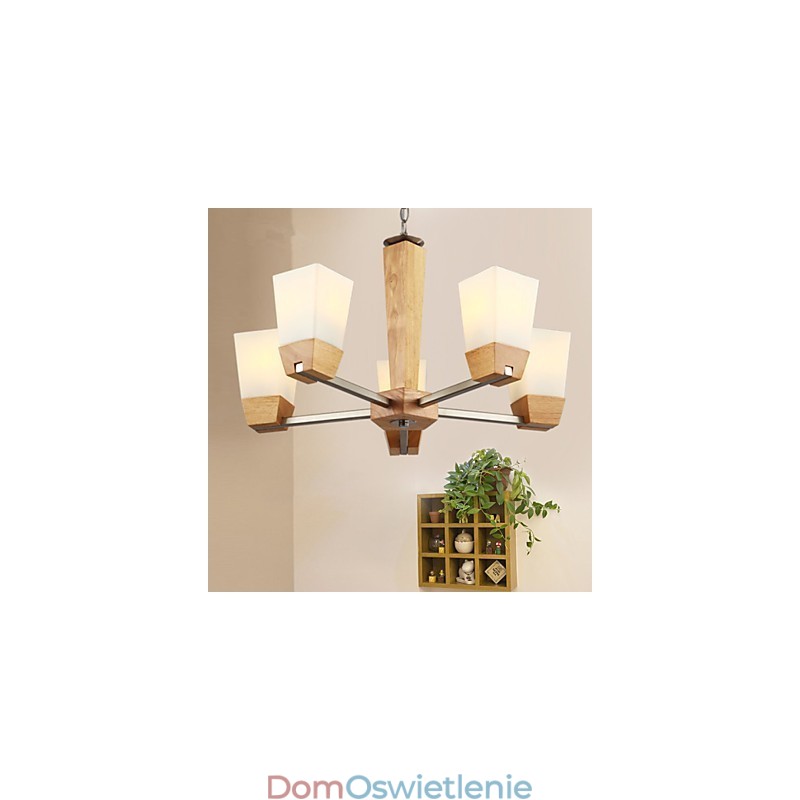 Lampy wiszące Country Wood Bamboo
