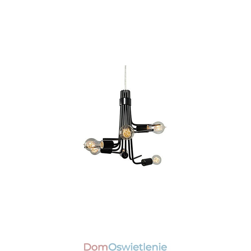Styl północnoamerykański, nowoczesny, charakterystyczny, 6-punktowy wiszący element w kolorze czarnym