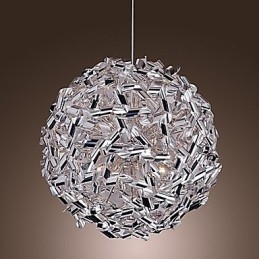 Lampa wisząca z aluminium i metalu
