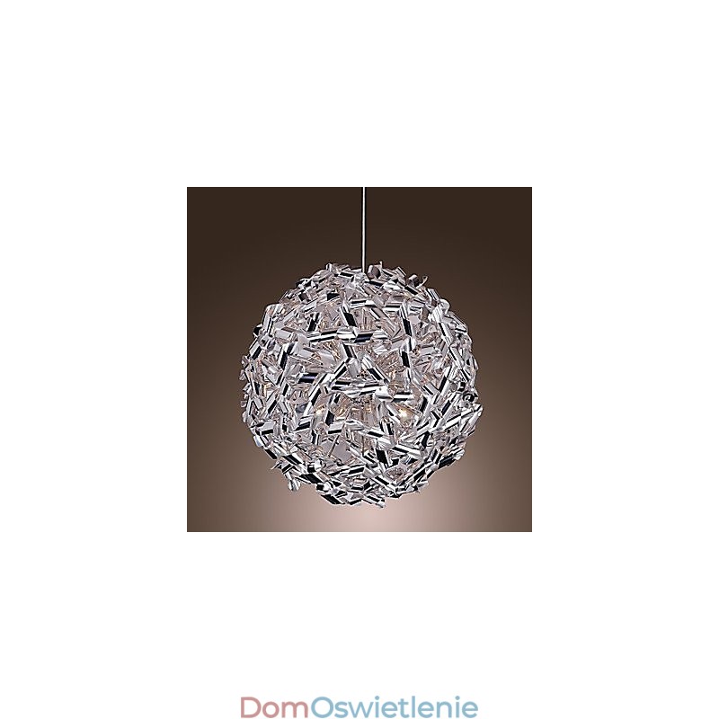 Lampa wisząca z aluminium i metalu