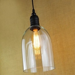 Tradycyjna klasyczna lampa wisząca w stylu vintage retro country