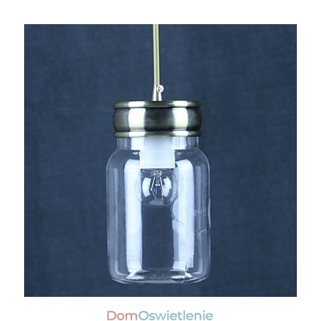 Wisząca lampa ze szkła galwanizowanego w stylu wiejskim, garaż Wisząca lampa ze szkła galwanizowanego w stylu wiejskim, garaż