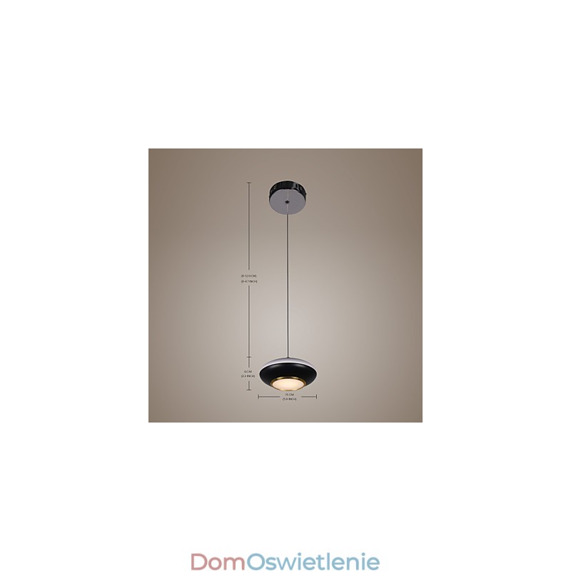 9W Nowoczesny latający spodek Projekt Wysokiej Jakości Wisząca Lampa Kawiarnia