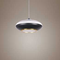 9W Nowoczesny latający spodek Projekt Wysokiej Jakości Wisząca Lampa Kawiarnia
