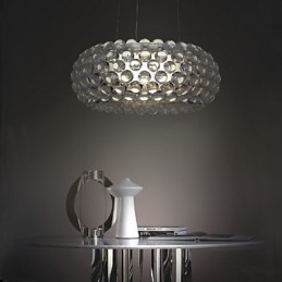 Lampa wisząca z koralików z 1 światłem