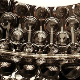 Lampa wisząca z koralików z 1 światłem