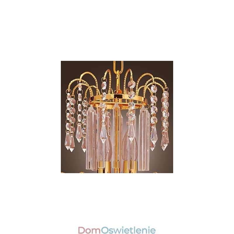 Luksusowy kryształowy żyrandol z 7 światłami